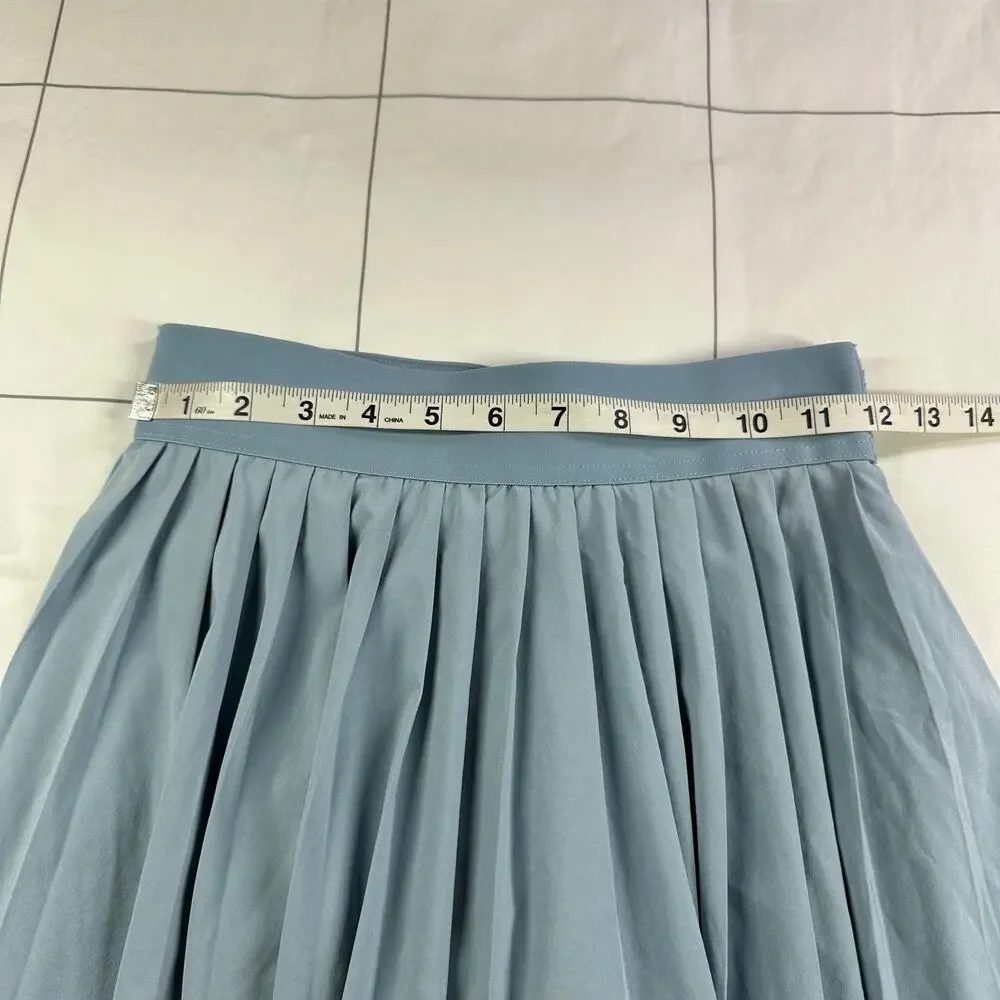 Aritzia TNA Skort Womens XS Blue Tennis Micro Pleated Athletic Sporty Pickleball